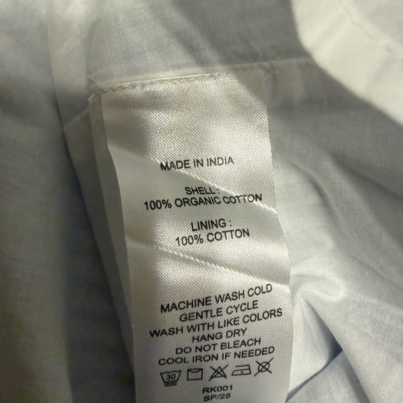 Quince Sleeveless Maxi Dress in Blue and White Stripes - Picture 4 of 5